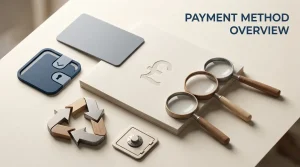 Illustration of card payments, e-wallets and sterling payment options