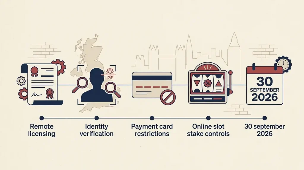 Timeline of UK online casino rules and deposit limits
